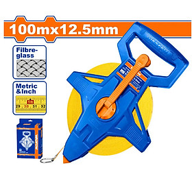 Mua  CHÍNH HÃNG  Thước dây sợi thủy tinh 100x12.5mm WADFOW WMT25100