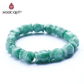 Vòng cẩm thạch hình túi tiền mệnh hỏa, mộc - Ngọc Quý Gemstones