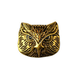 Vintage Bronze Alloy Owl Brooch Pin Animal Shape Badge Party Jewelry Gift