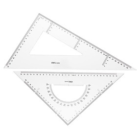 Bộ Thước Eke 35cm Deli 6435 