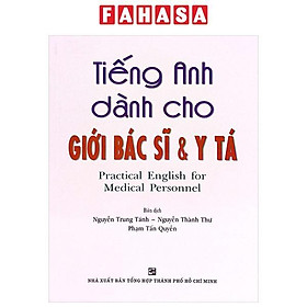 Sách - Tiếng Anh Dành Cho Giới Bác Sĩ Và Y Tá