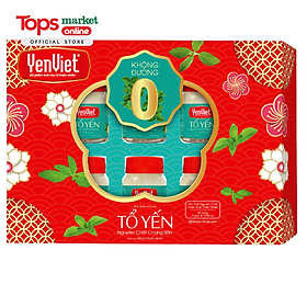 Hộp 6 Lọ Tổ Yến Nguyên Chất Chưng Sẵn Không Đường 70ML