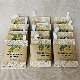 Mua Bộ 5 Miếng rửa chén xơ mướp - rửa sạch và an toàn sử dụng
