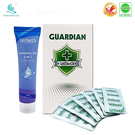 Gel bôi trơn Tâm Thiện Chí 25g và Bao cao su TTC GUARDIAN hộp 12 cái