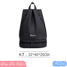 Túi đựng đồ bơi, đồ thể thao, thiết kế sang trọng, chia 4 ngăn riêng biệt chống thấm nước, có ngăn để giày, kích thước rộng rãi | PK086