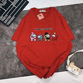 Áo Thun Tay Ngắn UNISEX AMONG US - Hình chụp thật