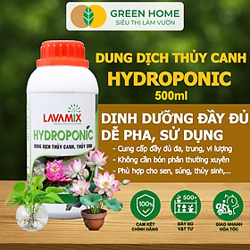 Mua Dung Dịch Thủy Canh Greenhome  Lavamix  Phân Bón Cây Thuỷ Sinh  Hoa Sen  An Toàn Cho Cá  Tép Cảnh
