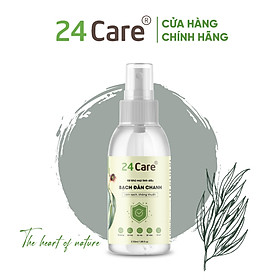 Xịt Phòng Tinh Dầu Bạch Đàn Chanh Hữu Cơ Organic 24Care 50ML/100ML - Kháng khuẩn - Khử mùi hôi - Đuổi muỗi, côn trùng - Hương thơm mạnh mẽ giúp tái tạo năng lượng nhanh, giảm stress hiệu quả