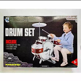 bộ trống jazz Drum Set 5 trống cho bé kèm ghế