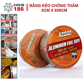 Băng dính chống thấm x2000, Keo dính cực kỳ chắc chịu nước, chịu nhiệt, chống thấm