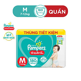 Tã Quần Pampers Giữ Dáng MegaBox M180/L162/XL144