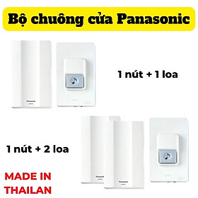 Bộ chuông cửa Pana.sonic - Made in Thái Lan thiết kế đẹp chắc chắc, siêu bền, tín hiệu ổn định, chất lượng uy tín