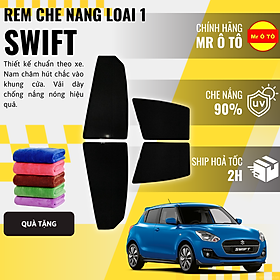 Rèm Che Nắng Xe Suzuki Swift Loại 1 Mr Ô TÔ Bảo Hành 24 tháng Cam Kết Chuẩn Khít Theo Xe