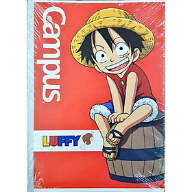Lốc 10 vở kẻ ngang có chấm Campus One Piece Chibi 80 trang