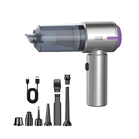 Máy hút bụi cầm tay mini không dây Lê Bên Làng LBL1663, tích hợp hút & thổi 2 trong 1, công suất 12000Pa, pin sạc 2000mAh cho 4h sử dụng - Hàng chính hãng
