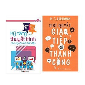 Hình ảnh Combo Sách Kỹ Năng Giao Tiếp: Nói Ra Đừng Sợ - Kỹ Năng Thuyết Trình Cho Người Mới Bắt Đầu (Tái Bản 2018) + 11 Bí Quyết Giao Tiếp Để Thành Công (Tái Bản 2018)