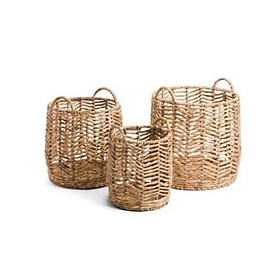 Bộ 3 chiếc giỏ lục bình đựng đồ