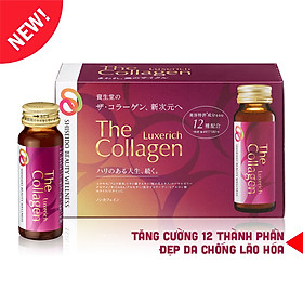 Nước uống đẹp da chống lão hóa The Collagen Shiseido EXR dành cho tuổi 35+ lốc 10 chai x 50mL