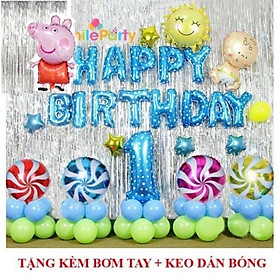 Bộ bóng bay sinh nhật Tuổi Heo/ tuổi lợn cho bé