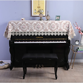 Khăn phủ đàn piano cơ đàn piano điện tử 88 phím phong cách Châu Âu cổ điển sang trọng chống bụi chống xước - Hàng chính hãng