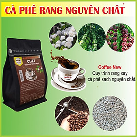 Cà Phê CULI - Rang Mộc Nguyên Chất (Gói 250g) - Pha Máy Hoặc Pha Phin - Gu Mạnh Mẽ, Hậu Đậm, Vị Đắng Mạnh, Hương Thơm Nhẹ, Nhiều Cafein - Coffee New