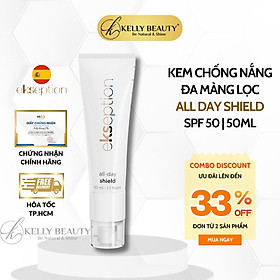 Kem chống nắng phổ rộng ekseption all day shield spf 50+ | kelly beauty
