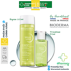 Toner Bioderma Sebium Lotion - Nước hoa hồng Bioderma Lotion cân bằng