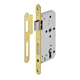 Mua Thân khóa lưỡi gà chốt chết Hafele C/C 72mm - Đồng bóng/911.02.154