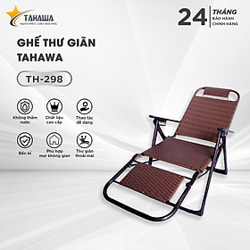 Mua Ghế xếp gấp gọn TAHAWA TH-298 - Có thể gấp gọn linh động  chất liệu nhựa mây  có thể ngã 6 nấc điều chỉnh - Bảo hành chính hãng 12 tháng  1 đổi 1 trong 7 ngày