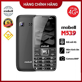 Điện thoại Mobell M539 4G - Màn hình lớn 2.8 inch - Hàng chính hãng