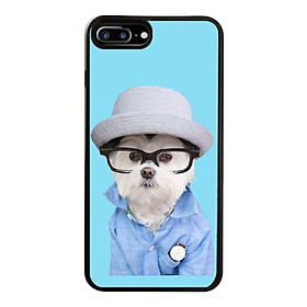 Ốp Lưng Kính Cường Lực Dành Cho Điện Thoại iPhone 7 Plus / 8 Plus Puppy Cute Mẫu 7