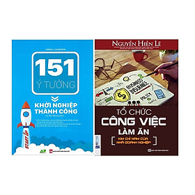 Combo 151 Ý Tưởng Khởi Nghiệp Thành Công Và Tổ Chức Công Việc Làm Ăn Tặng Sổ Tay Ý Tưởng và Bookmark Hiệu Sách Mùa Hạ
