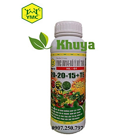 Mua Phân bón 20-20-15 TE YMC 1 lít Ra rễ Đâm đọt và Dinh dưỡng