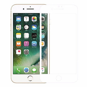 Miếng dán kính cường lực Full 10D cho iPhone 7 / iPhone 8 Hiệu Vmax (Phủ Nano, Vát 10D, mài cạnh 2.5D, hiển thị Full HD) - Hàng chính hãng