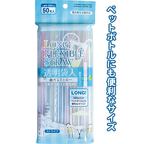 Set Ống Hút Nhiều Màu Sắc Đẹp Mắt Flexible Straw Hàng Nội Địa Nhật Cao Cấp