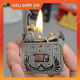 Vỏ Hột Quẹt Bật Lửa Xăng Đá Honest BCZ849-1 Lộ Thiên Đánh Lửa Tự Động -Nhiều Màu