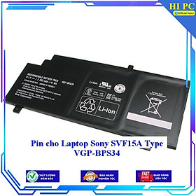 Pin cho Laptop Sony SVF15A Type VGP-BPS34 - Hàng Nhập Khẩu 