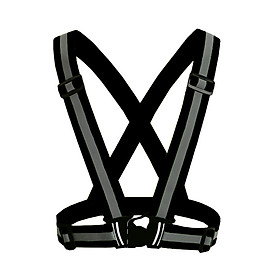 Adjustable V-shape Reflective Safety Vest Luminous Elastic Belt for Night Running Cycling Sports Outdoor Clothes