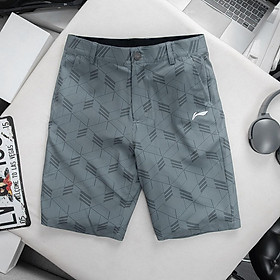 Quần Li - Ning Họa Tiết Lục Giác Thanh Lịch Mặc Mát, Không Nhăn,Co Giãn Cực Êm -Không Nóng - Ghi