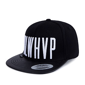 PREMI3R Nón Snapback HVPE BLWHVP màu đen Mũ lưỡi trai snapback Mũ lưỡi trai phong cách hàn quốc nón thương hiệu chính hãng