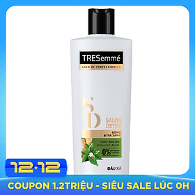 Dầu Xả Tresemmé Salon Detox Gừng Và Trà Xanh Detox Tóc Chắc Khoẻ (340g)