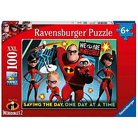 Bộ Xếp Hình Ravensburger Puzzle Incredibles 2 RV107162 (100 Mảnh Ghép)