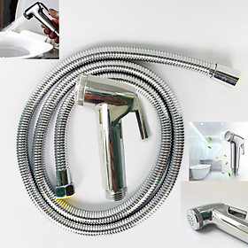 Mua Bộ vòi xịt vệ sinh Nhựa ABS si inox đẹp_ vòi xịt vệ sinh
