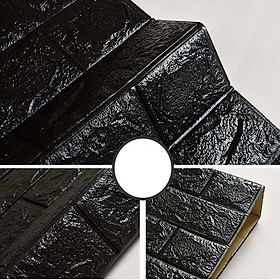 Bộ 10 xốp dán tường giả gạch 3D TM03