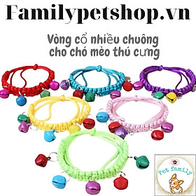 Vòng cổ cho mèo mẫu vòng cổ nhiều chuông xinh xắn PETSTORE