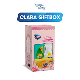 Bộ sản phẩm Clara GiftBox giặt xả, lau sàn, rửa chén, tăm chỉ phù hợp mọi gia đình