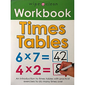 [Download Sách] Sách tẩy xóa tiếng Anh - Wipe Clean Workbook Times Tables