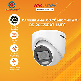 Camera Analog HIKVISION DS-2CE76D0T-LMFS Tích Hợp Mic Thu Âm - Hàng chính hãng