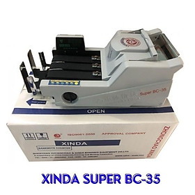 Máy đếm tiền ngân hàng - Xinda Super BC 35, kiểm giả chính xác cao, phát hiện tiền khác loại, nhận biết mệnh giá