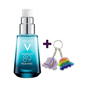 Kem Dưỡng Mắt VICHY Mineral 89 Eyes (15ml) - Xoá Tan Bọng Mắt Cùng Với Nếp Nhăn - Tặng Móc Khóa